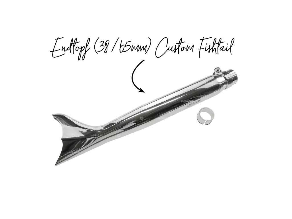 Endtopf 38 65mm Custom Fishtail Endtopf 38 65mm Custom Fishtail