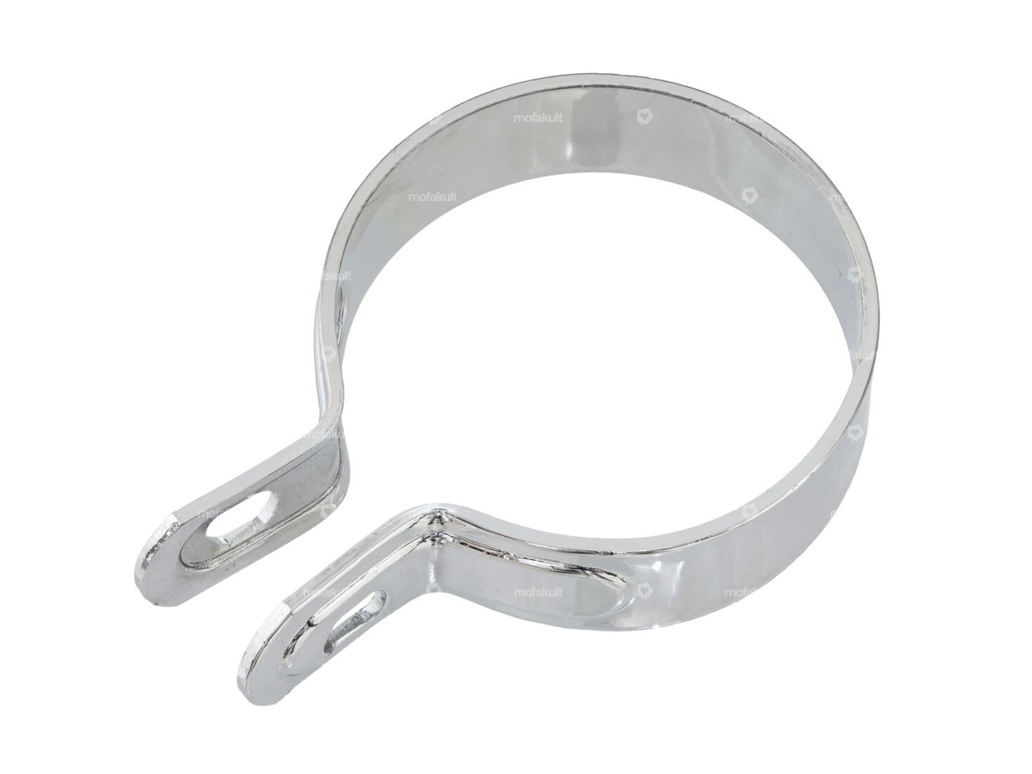 Exhaust clamp 60 mm chrome (1A quality) Carousel Image 1