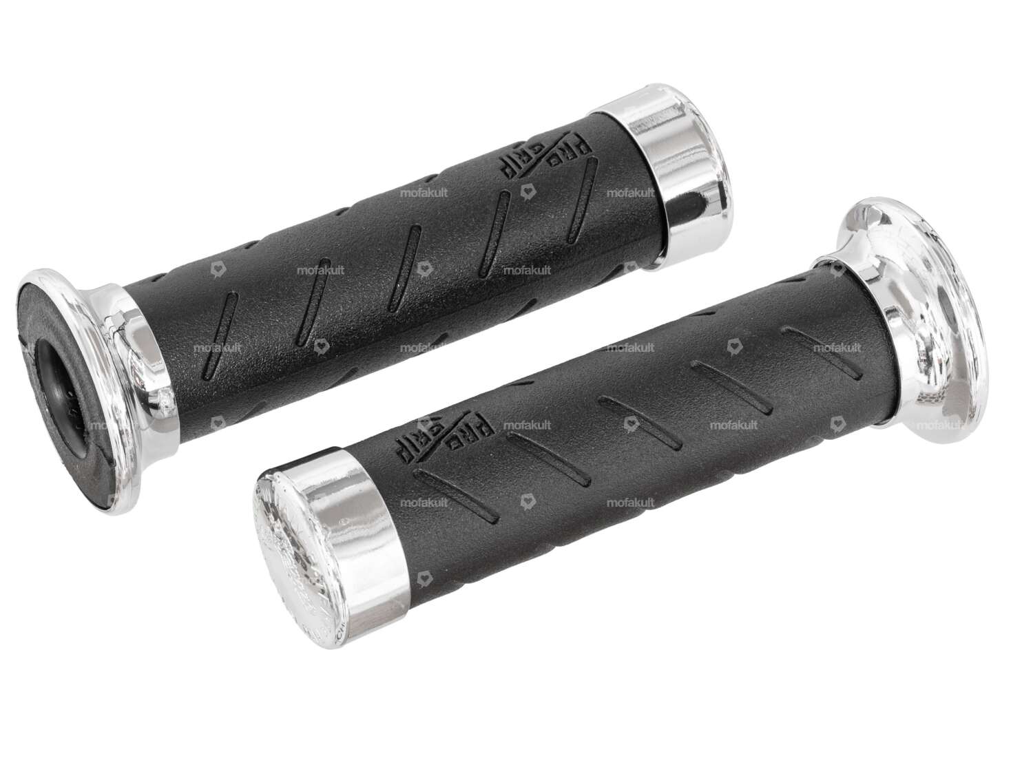 ProGrip grips black / chrome Carousel Image 1