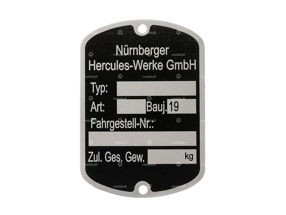 Nameplate small | Hercules Carousel Image 1