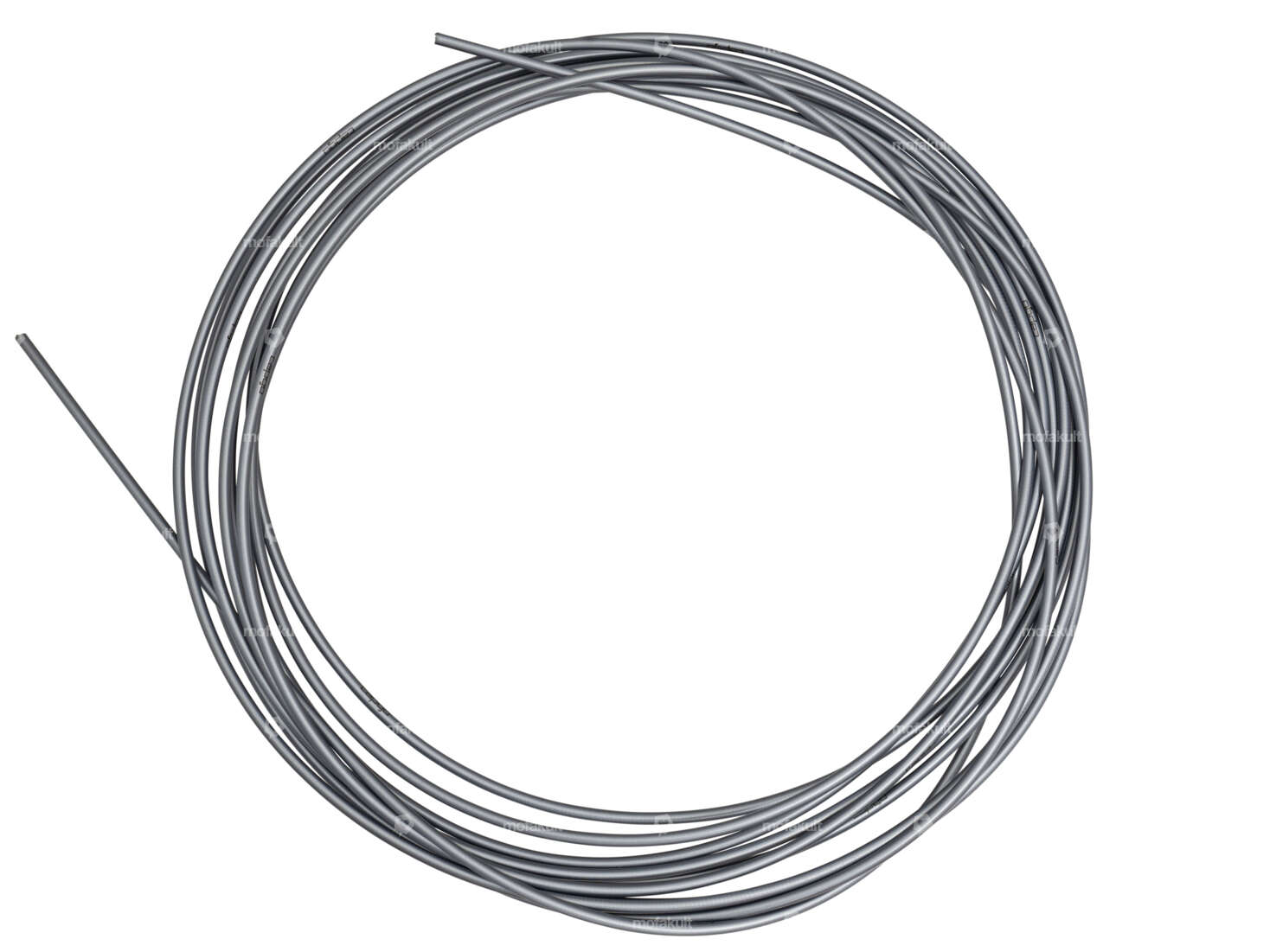 Cable sheath Ø 5 mm gray (10 meter roll) PTFE-greased Carousel Image 1