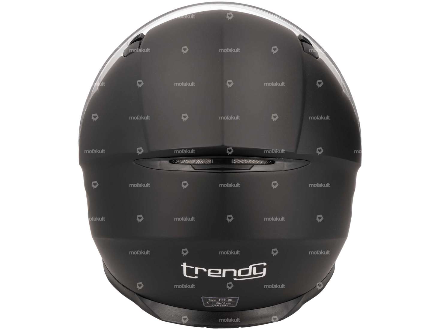 Full-face helmet "Trendy" black matt Carousel Image 3