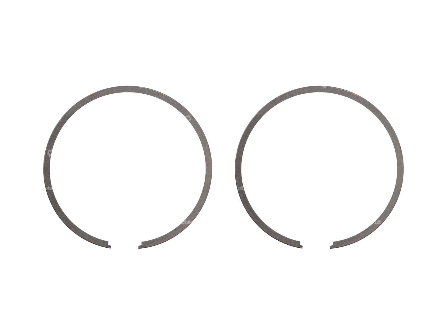 DR 43 x 1.2 piston rings (pair) | Piaggio Ciao, SI, Bravo, Boxer Carousel Image 1