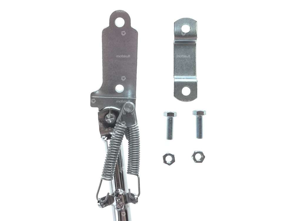 Side stand right flat mounting 27 cm chrome Carousel Image 2