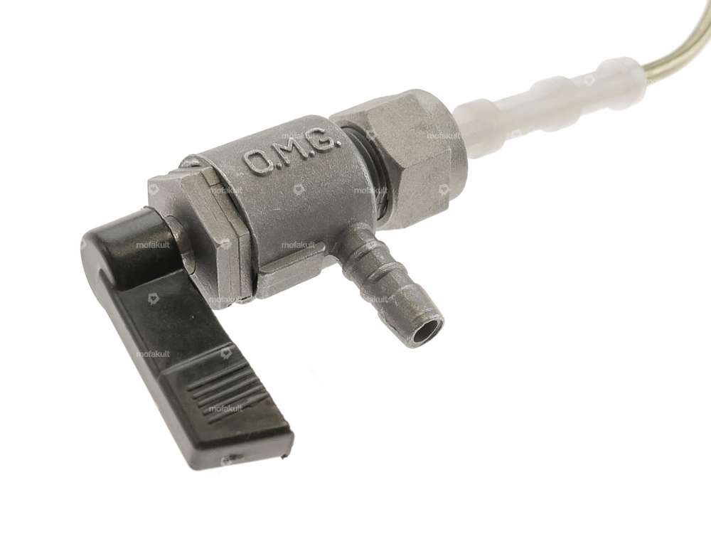 OMG fuel tap horizontal M12x1 (with union nut) bottom outgoing | Piaggio Ciao Carousel Image 3