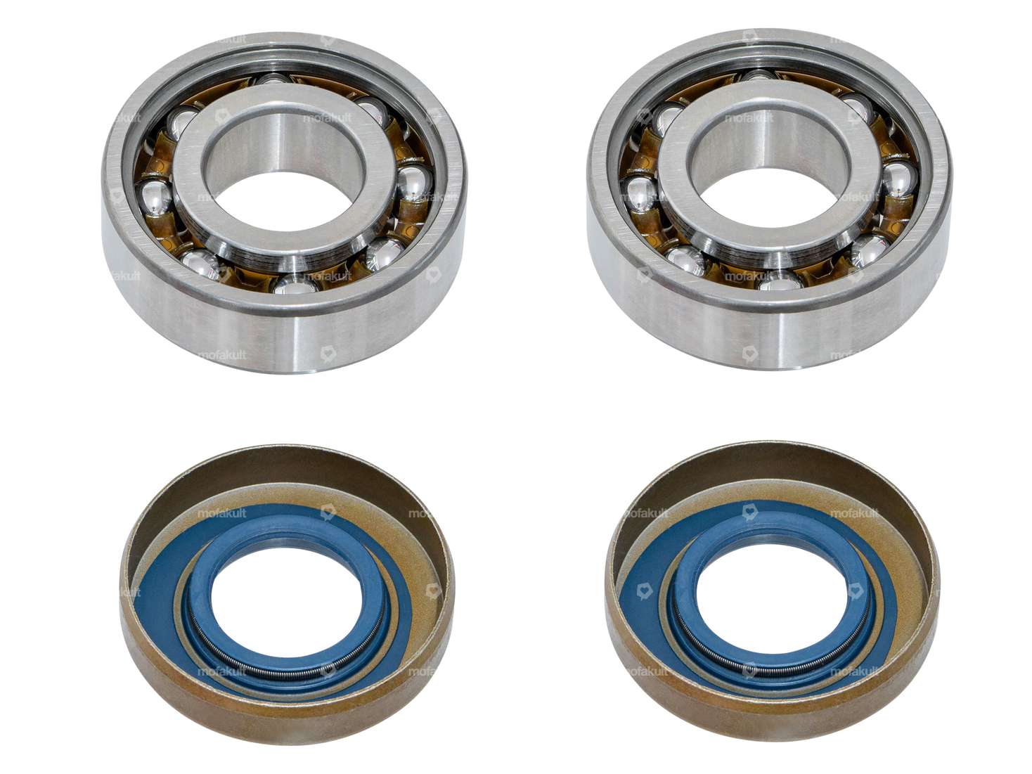 Athena crankshaft bearing & oil seal set | Minarelli V1 engine Carousel Image 2
