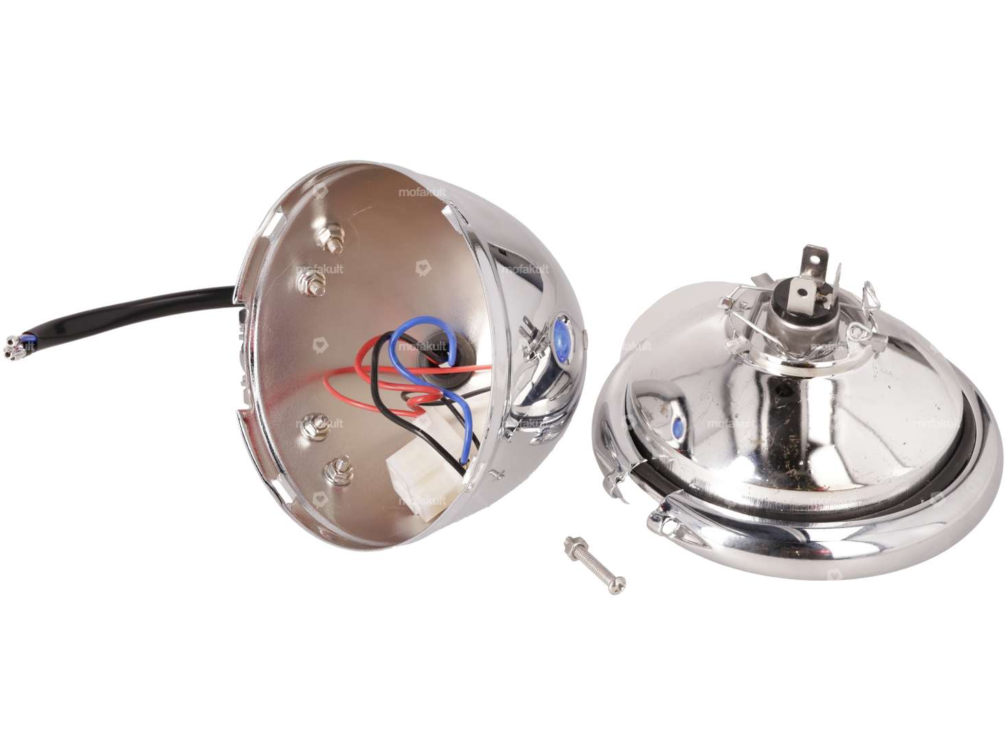 Headlight "Harley" Ø 12 cm chrome Carousel Image 4