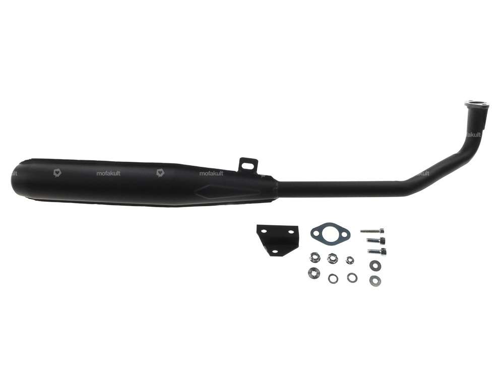 SITO Plus exhaust 25 mm straight outlet black | Tomos Carousel Image 1