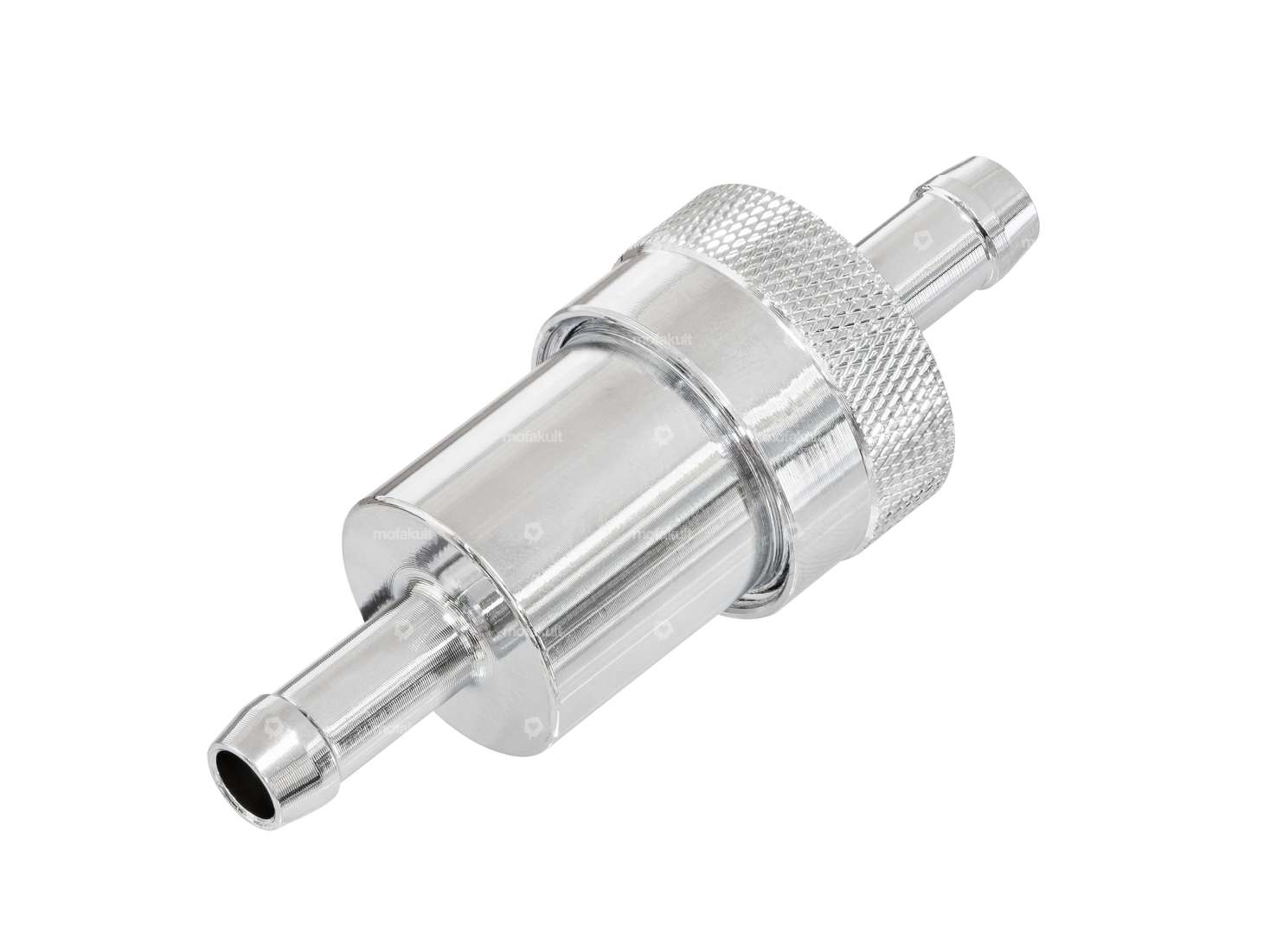 GPO fuel filter connection 8 mm aluminum silver (removable) Carousel Image 1