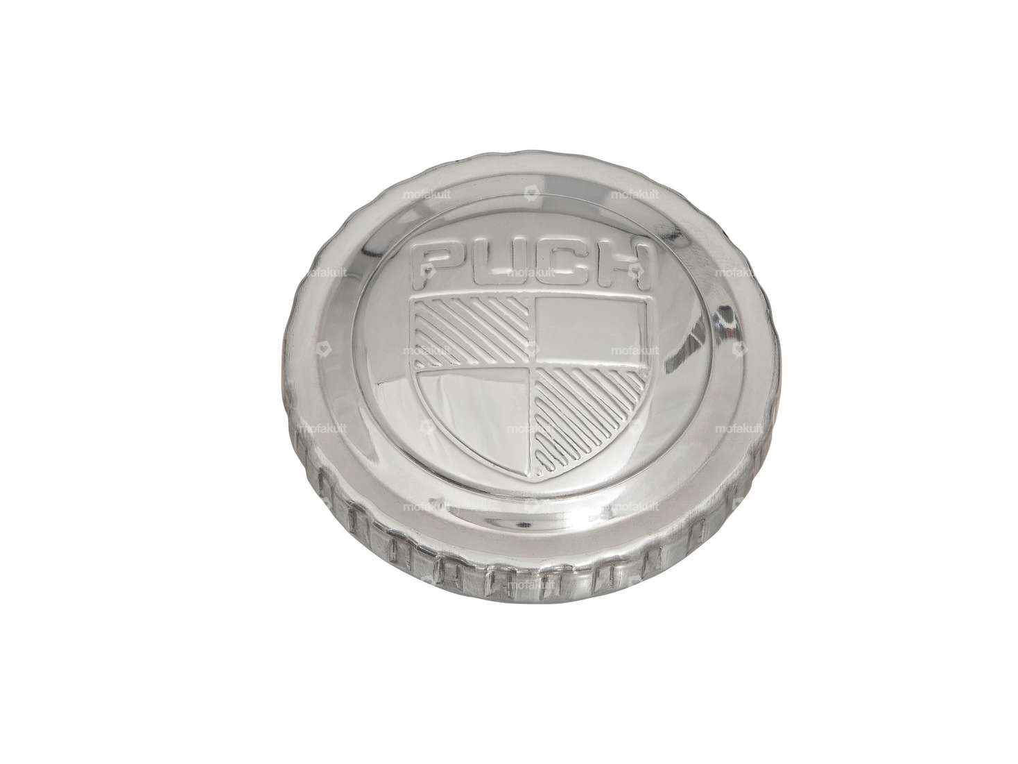 Tank cap "Puch" bayonet 30 mm chrome Carousel Image 1