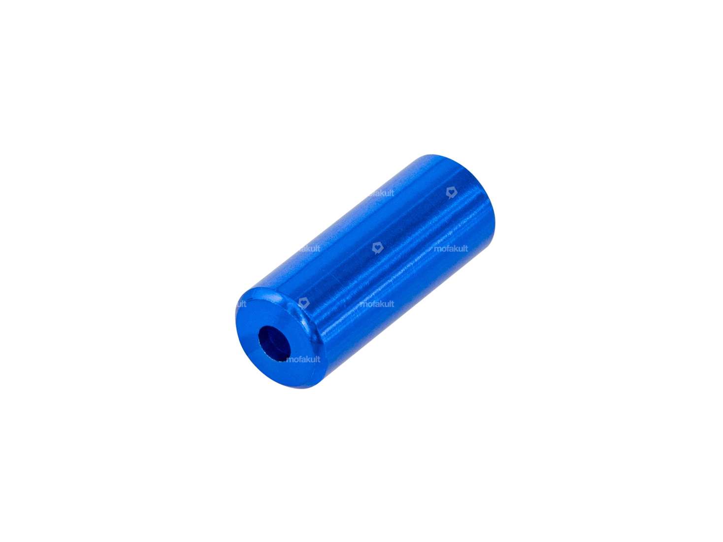 Cable end sleeve 5 mm aluminium blue anodized Carousel Image 1