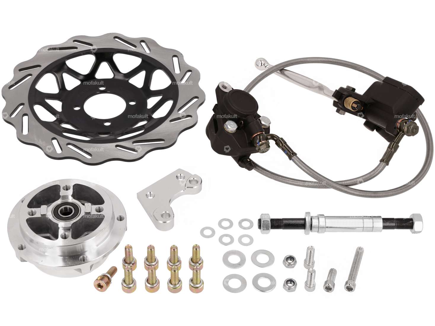 Disc brake set for cast rim & EBR fork | Puch Carousel Image 1