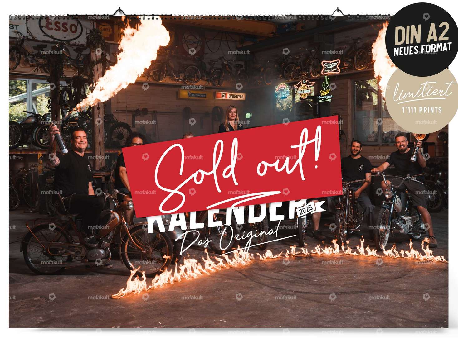 2025 "Original" moped calendar Carousel Image 1