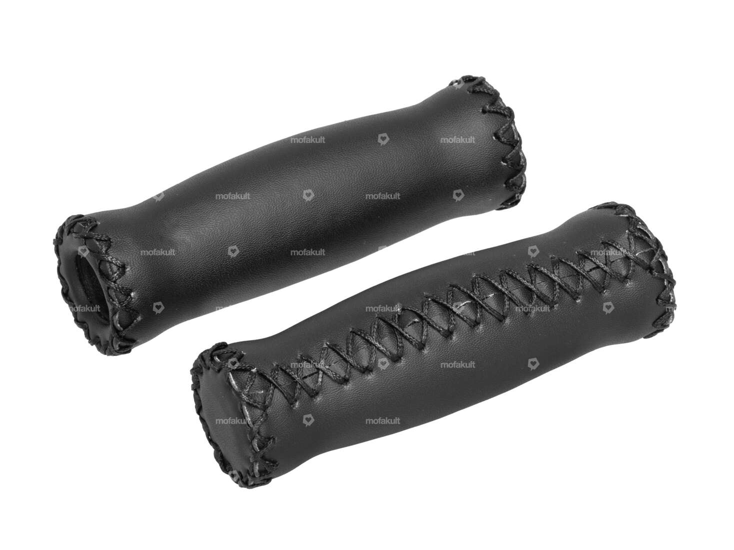 Handles imitation leather black Carousel Image 1