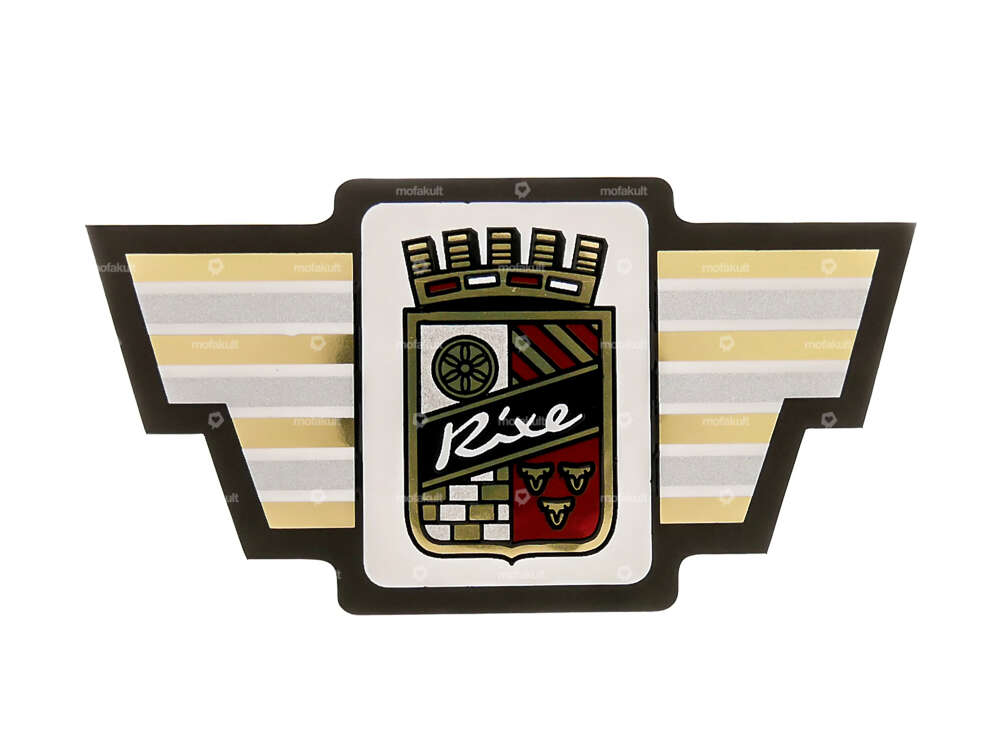 Rixe head tube emblem sticker (65 x 35 mm) Carousel Image 1