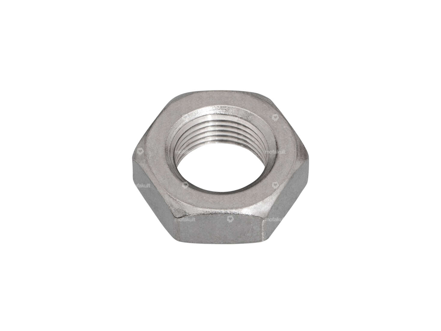 Nut M12x1 x 7 SW19 Wheel nut Inox Carousel Image 1
