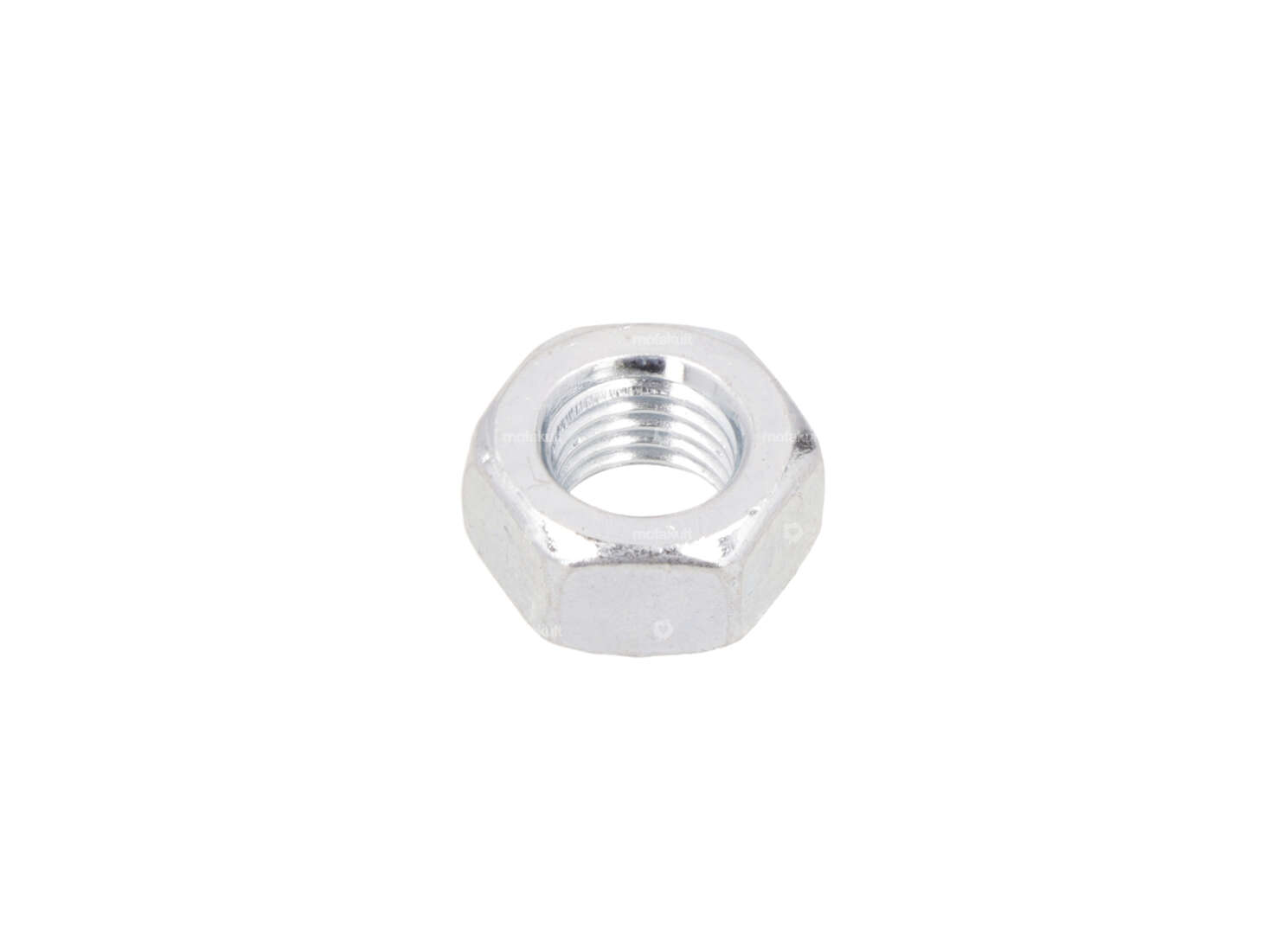 Nut M8x1 fine thread galvanized Carousel Image 1