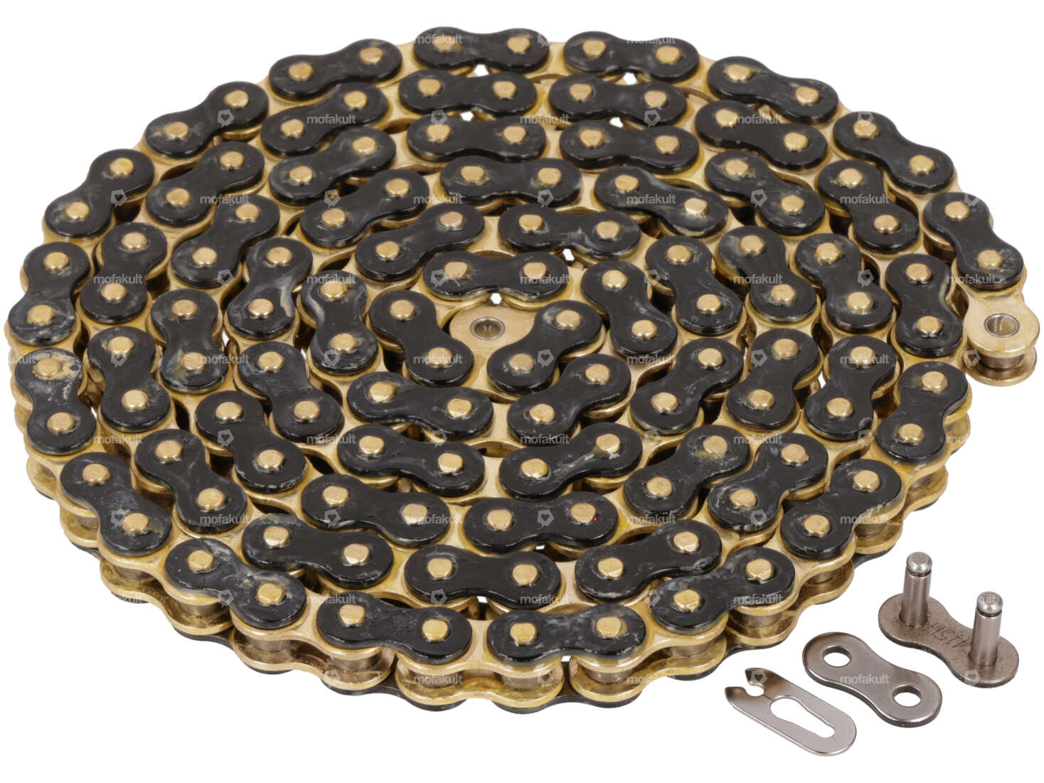 CYC drive chain black-gold 415H (reinforced) 128L Carousel Image 1