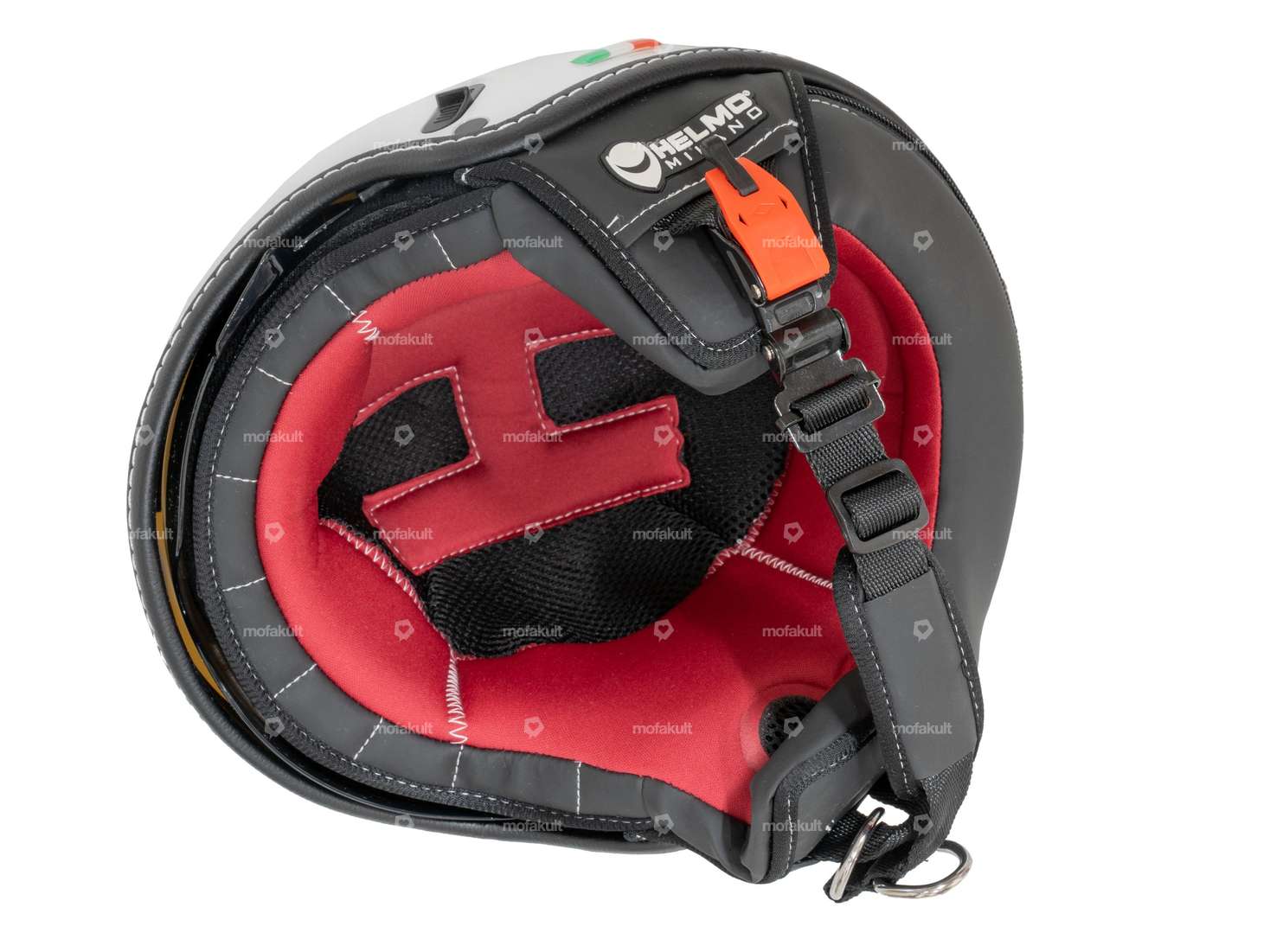 Helmo Milano jet helmet Air with visor white (XS) Carousel Image 4