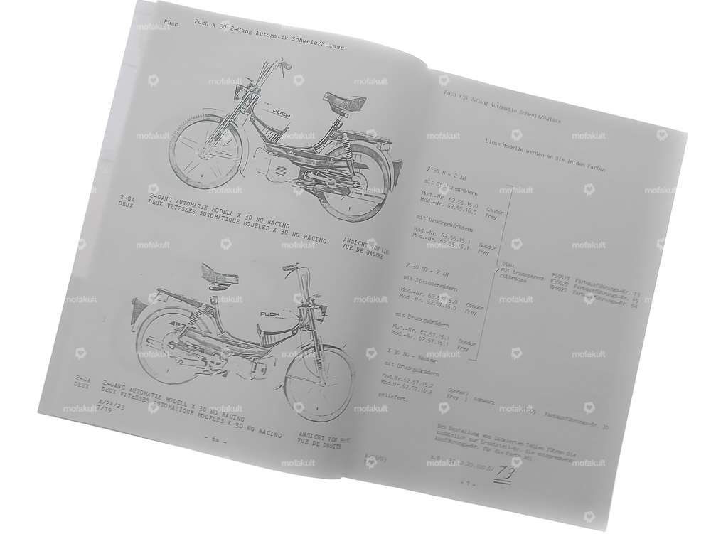 Spare parts catalog | Puch X30 N-2AH, NG-2AH, NG-Racing (CH) Carousel Image 5
