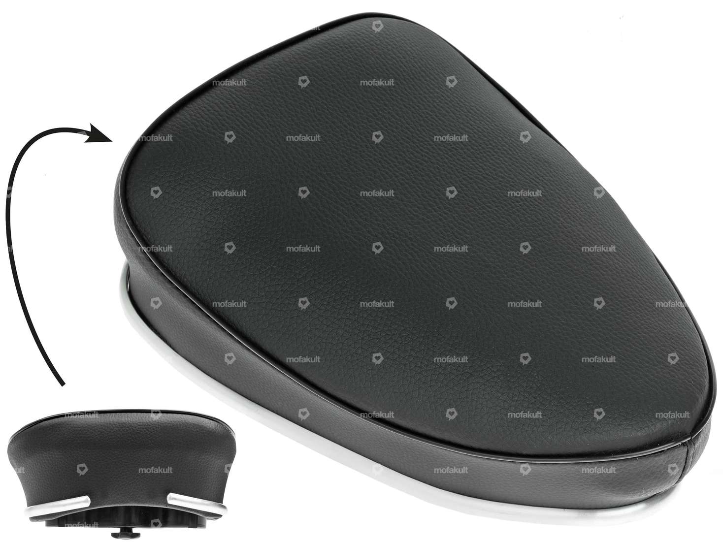 Moped seat with suspension and tool box (1A quality) Carousel Image 1