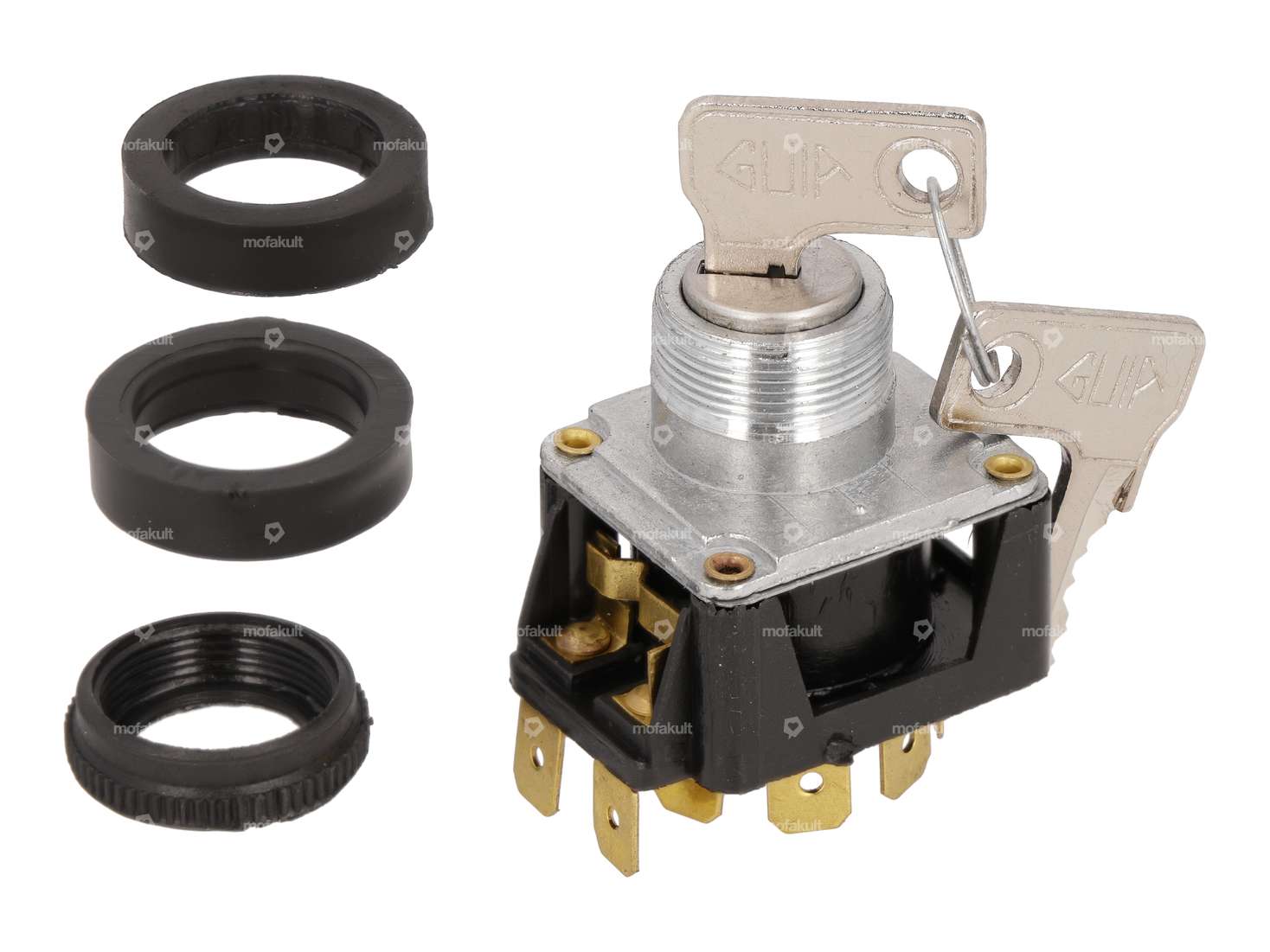 GUIA ignition lock MERIT angular (replica) Carousel Image 2