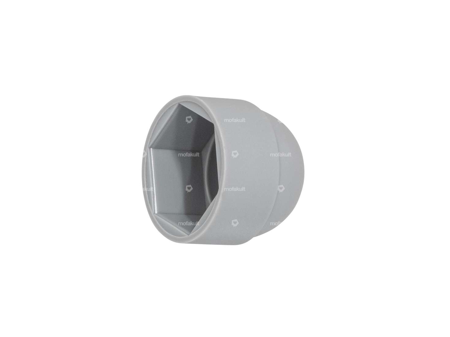 Cover cap external hexagon M10 gray Carousel Image 2
