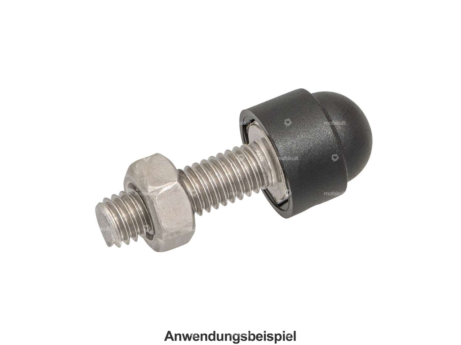 Cover cap external hexagon M8 black Carousel Image 4