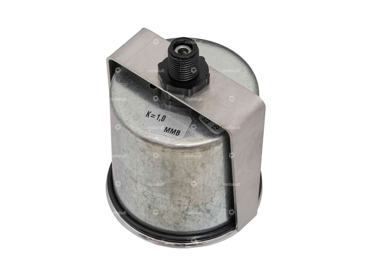 Speedometer 100 km/h Ø 48 mm (black dial) Carousel Image 3