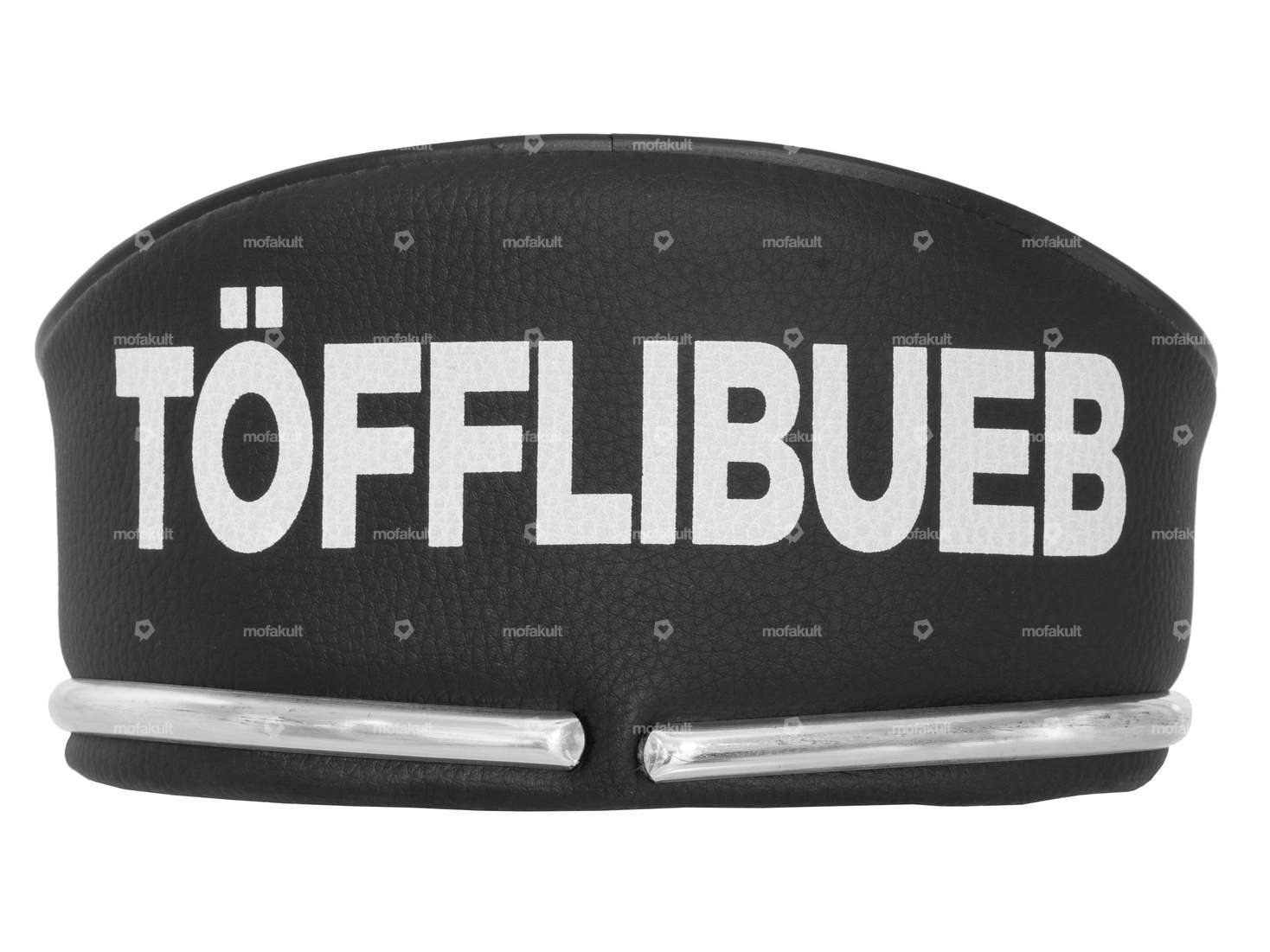 Seat bench "Töfflibueb" lettering black Carousel Image 3