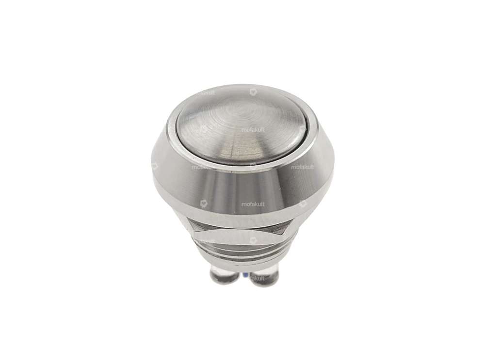 Round stainless steel stop knob Carousel Image 1