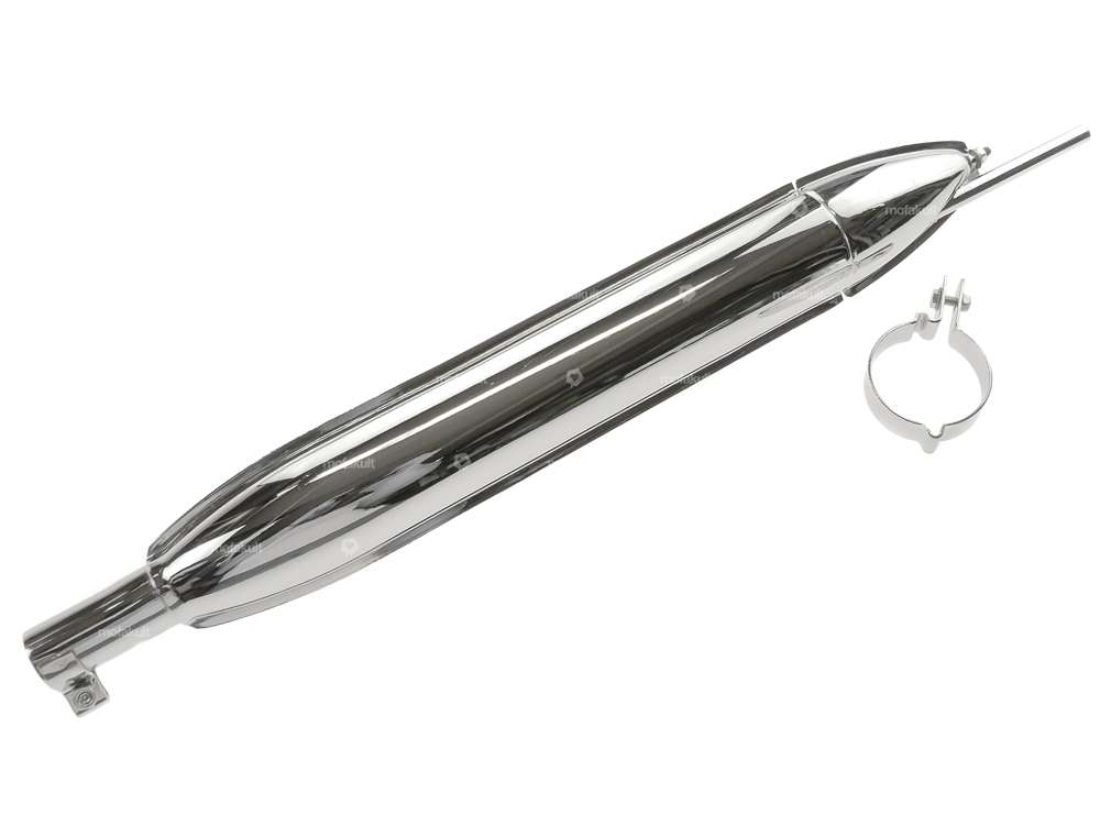 Muffler (Ø 27 / 60 mm) Chrome exhaust | ILO Carousel Image 1