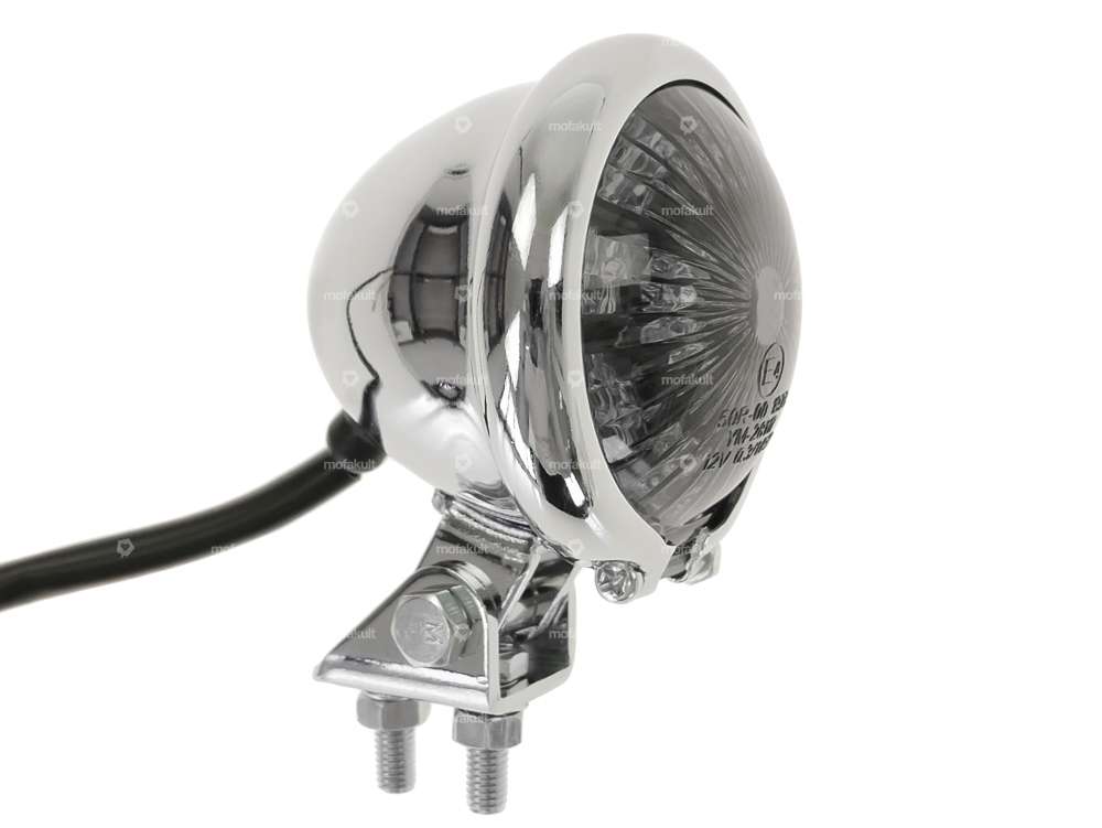 66HEROES rear light "Minnesota" tinted lens chrome Carousel Image 1