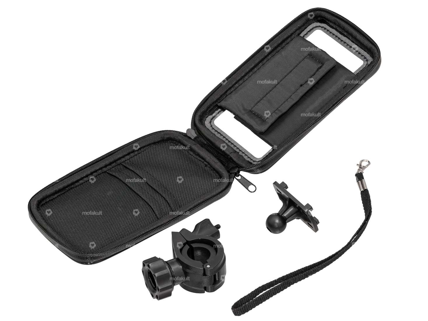 GPO cell phone holder up to 5" (waterproof)e handlebar mount, 360° rotatable Carousel Image 4