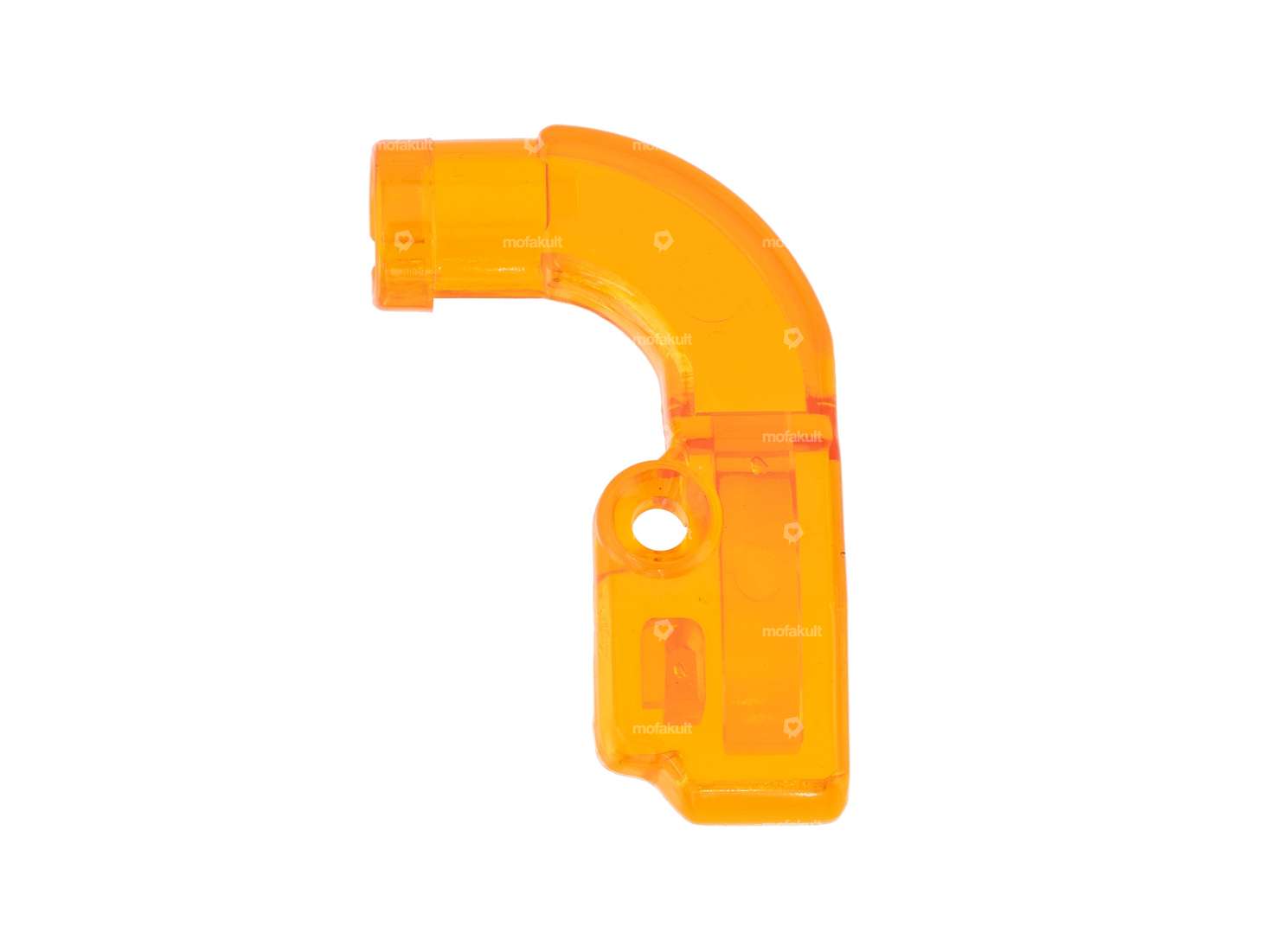 Lusito cable cover throttle twist grip orange (angled at the rear) Carousel Image 1