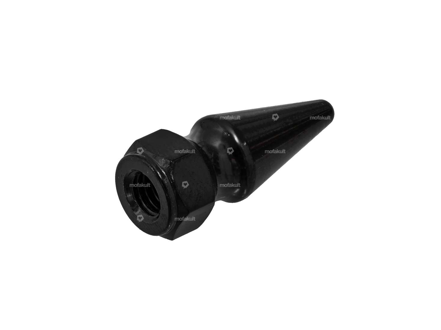 66HEROES pointed nut "Spike" M6 black Inox Carousel Image 2