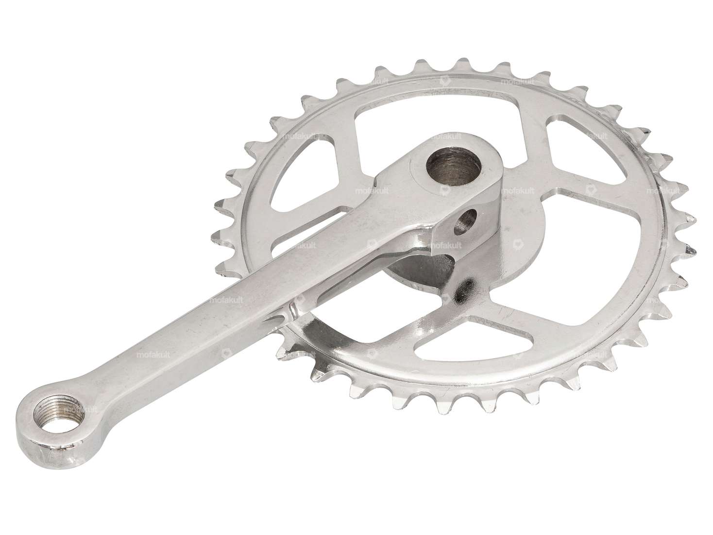 Pedal crank right with ring 34 teeth Carousel Image 1
