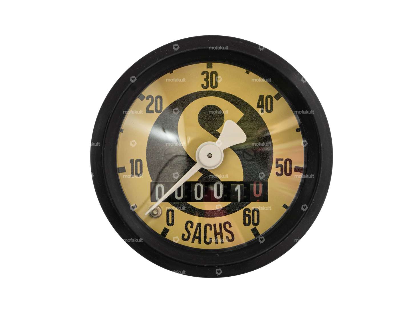 66HEROES speedometer 60 km/h Ø 48 mm | Sachs logo Carousel Image 2