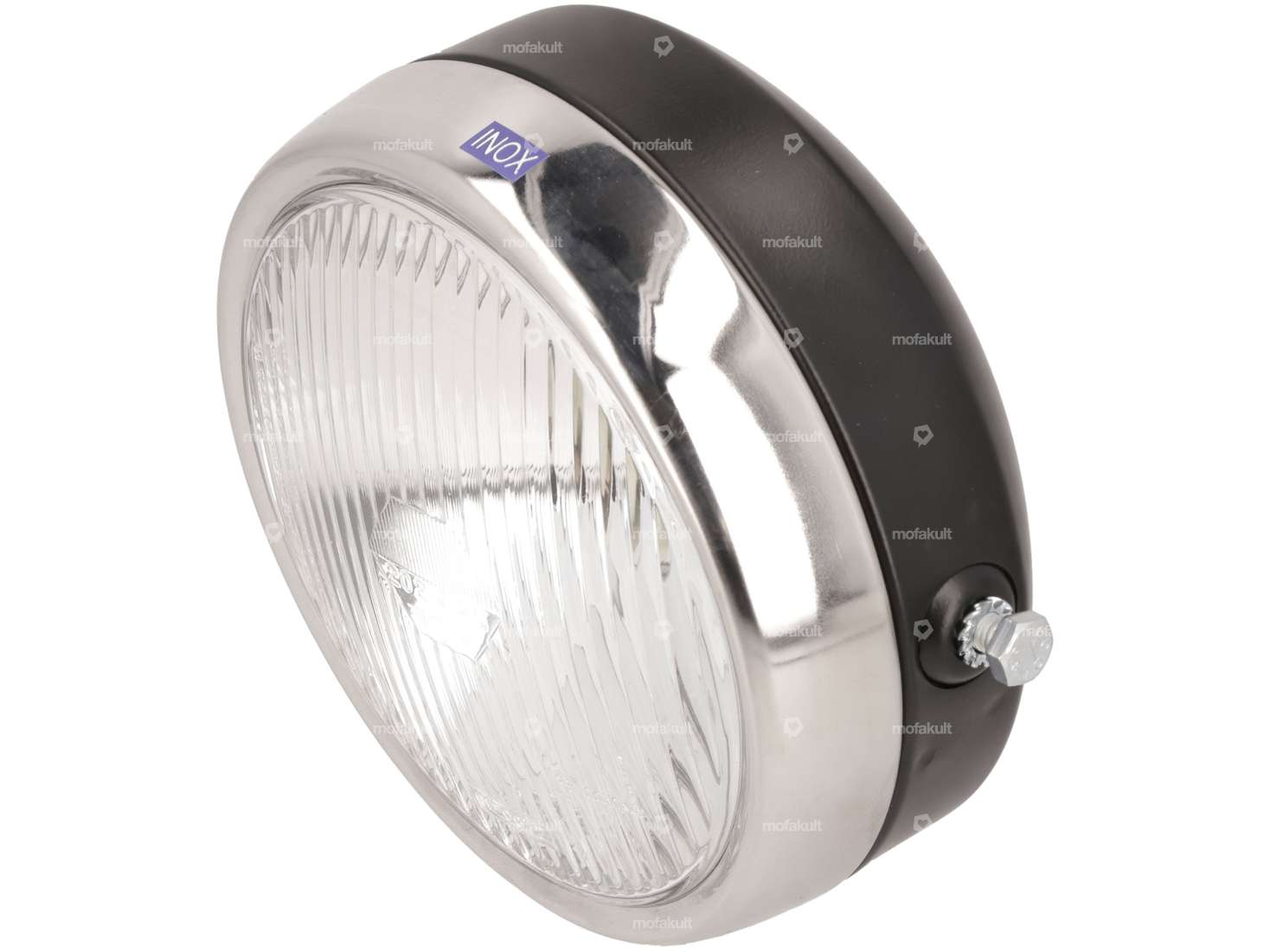 SIM spotlight round Ø 14 cm Inox / black Carousel Image 1