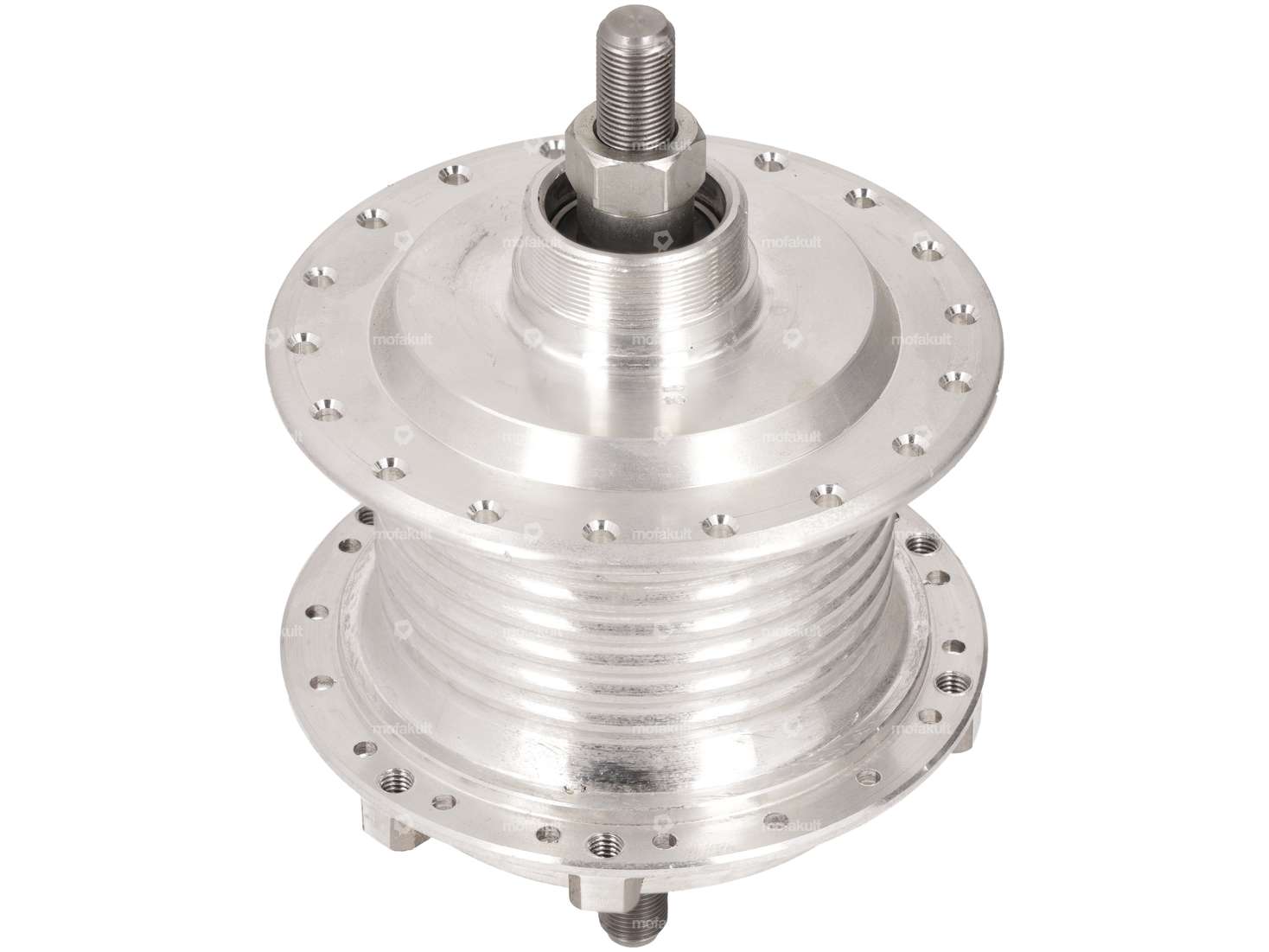 Rear wheel hub spoke 36 holes with axle (1A quality) | Puch Maxi, X30 NG-2AH Carousel Image 2