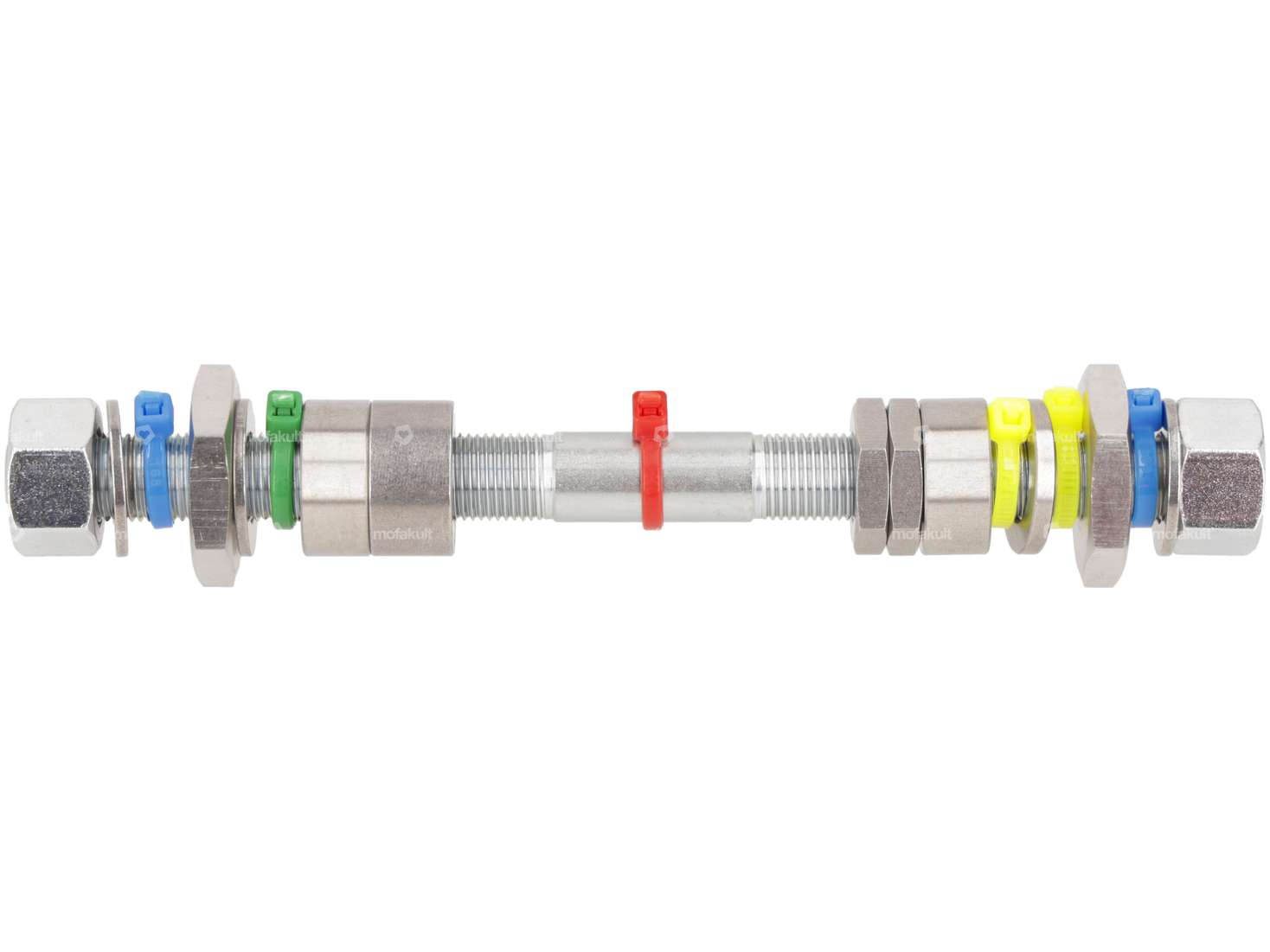 swiing® ingenious wheel axle for bearing conversion kit Snowflake front wheel | Hercules Prima Carousel Image 1