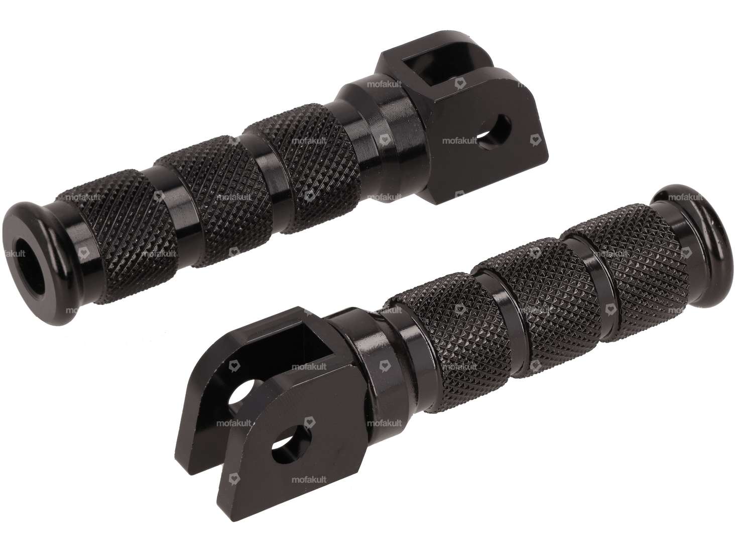 GPO footrests knurled black Carousel Image 1