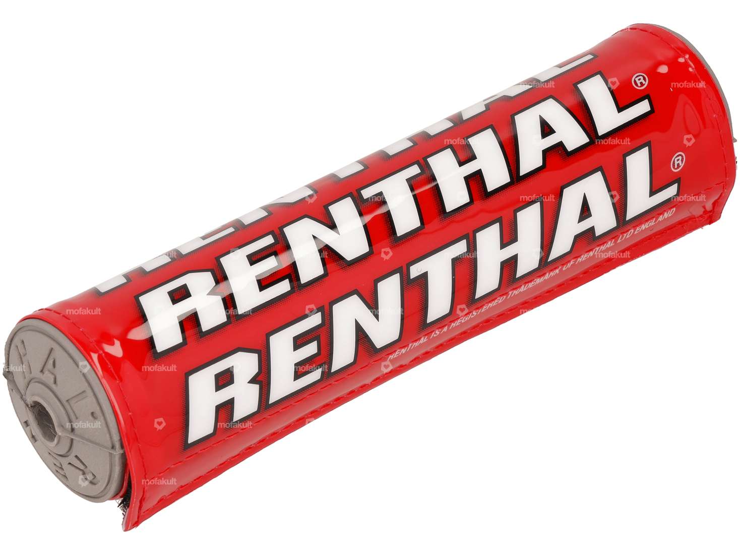 RENTHAL handlebar protection red / white / black 22 cm Carousel Image 1