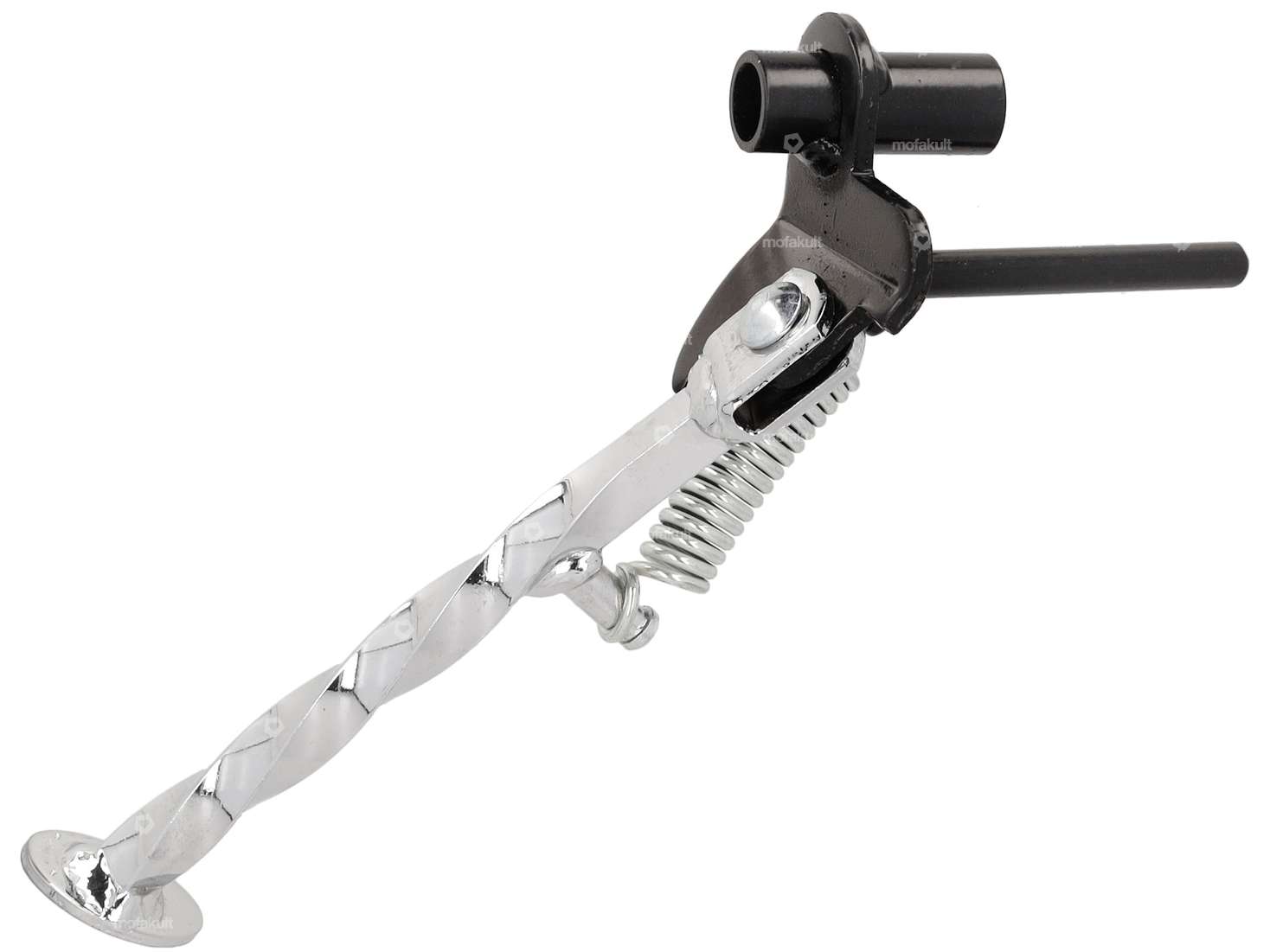 Side stand turned chrome / black | Piaggio Ciao Carousel Image 1