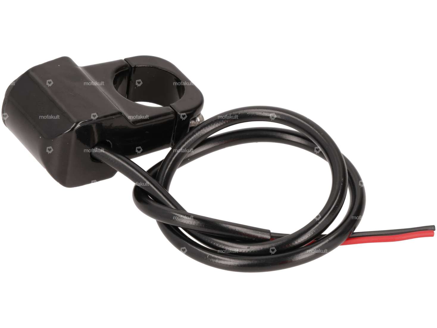 Switch for handlebar mounting (22 mm) ON / OFF black Carousel Image 2