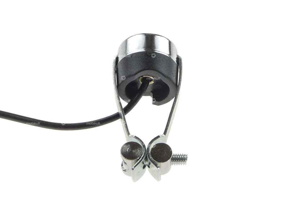 Chrome stop knob with cable Carousel Image 2