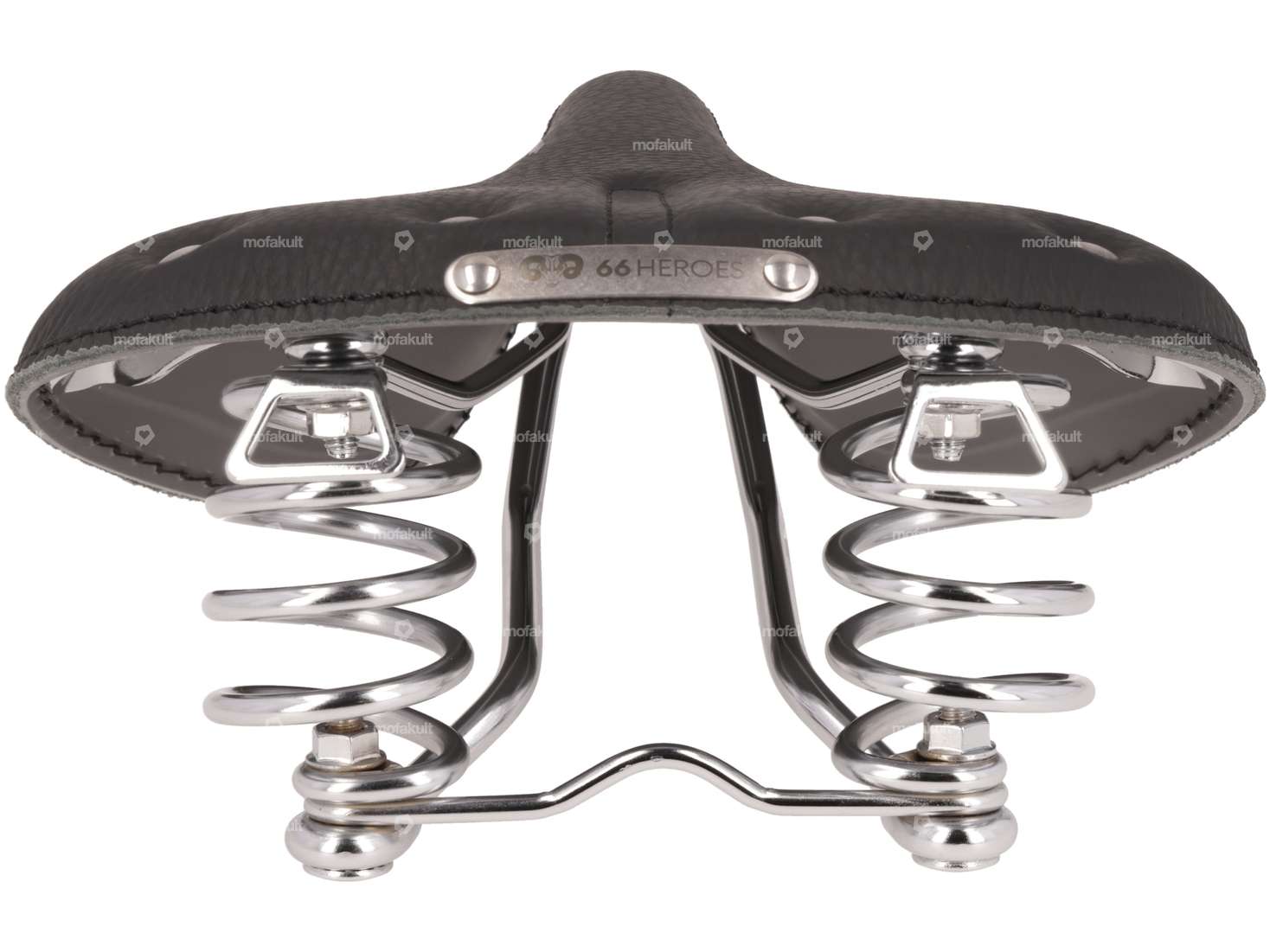 66HEROES Saddle leather barrel springs black Carousel Image 3