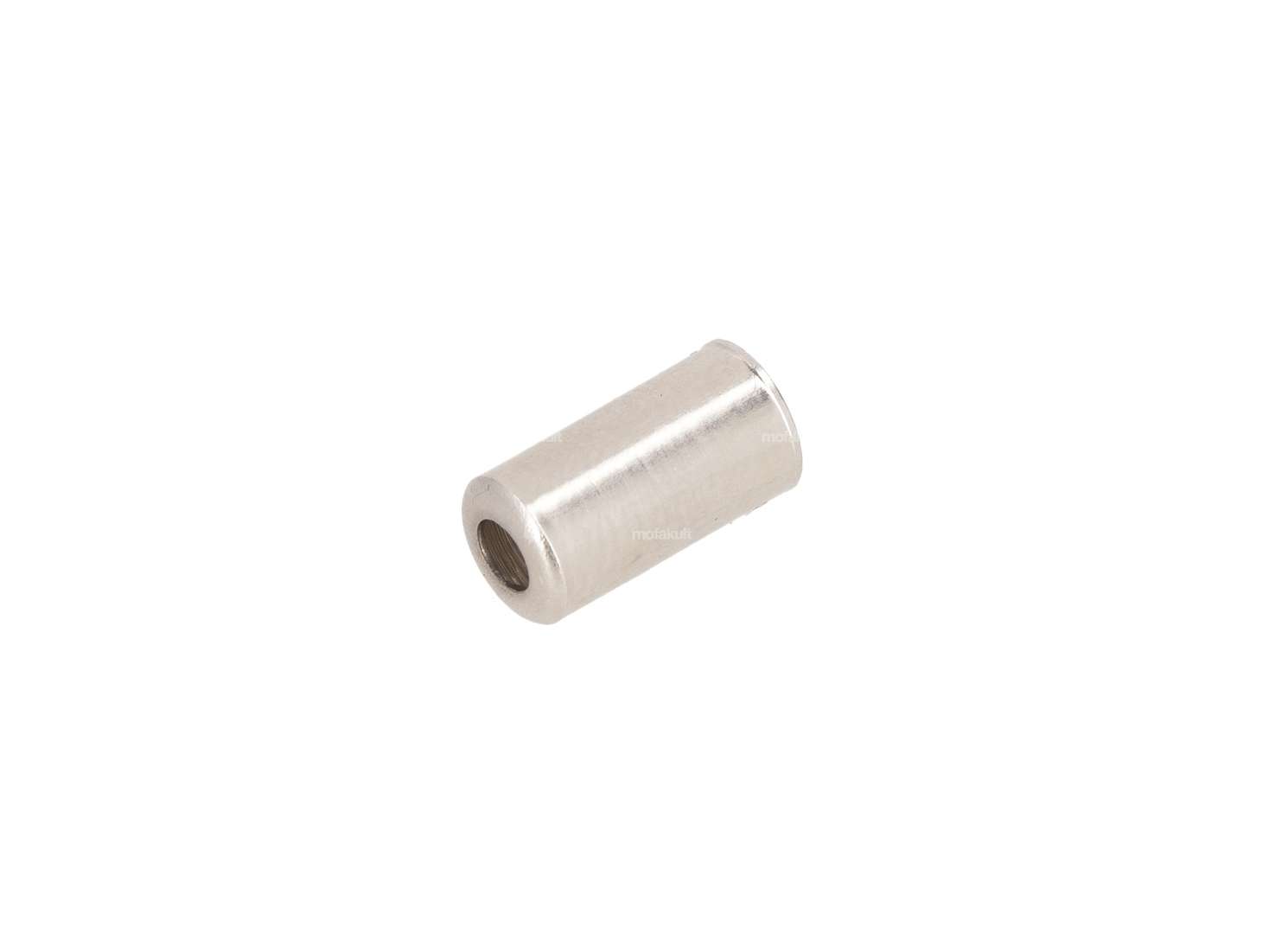 Cable end sleeve 6 mm nickel-plated Carousel Image 1
