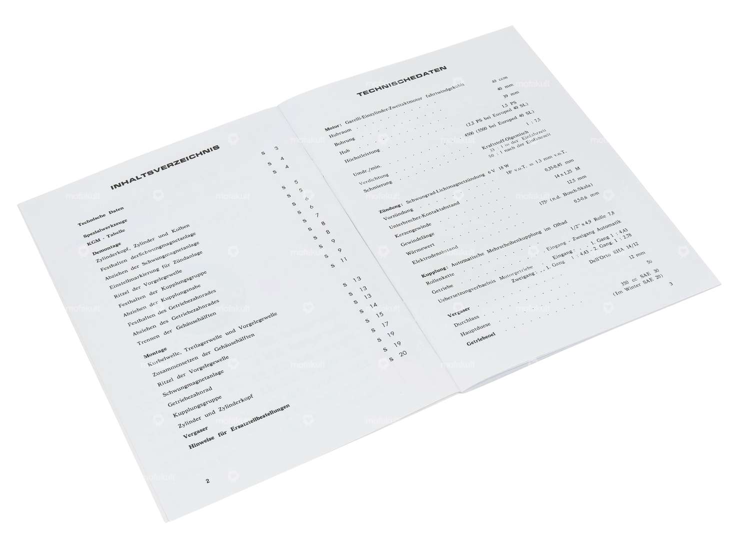 Repair instructions | Garelli Eureka Katia Carousel Image 2