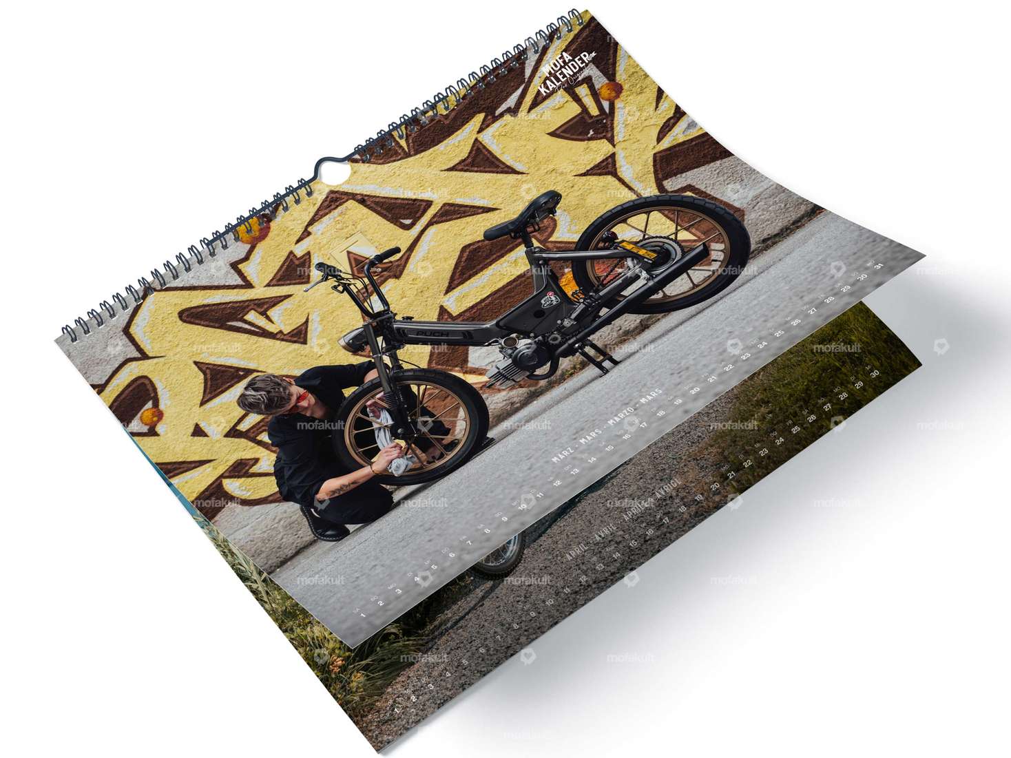 2025 "Original" moped calendar Carousel Image 2